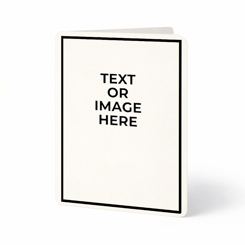 Custom Card — Simple (Text or Upload)