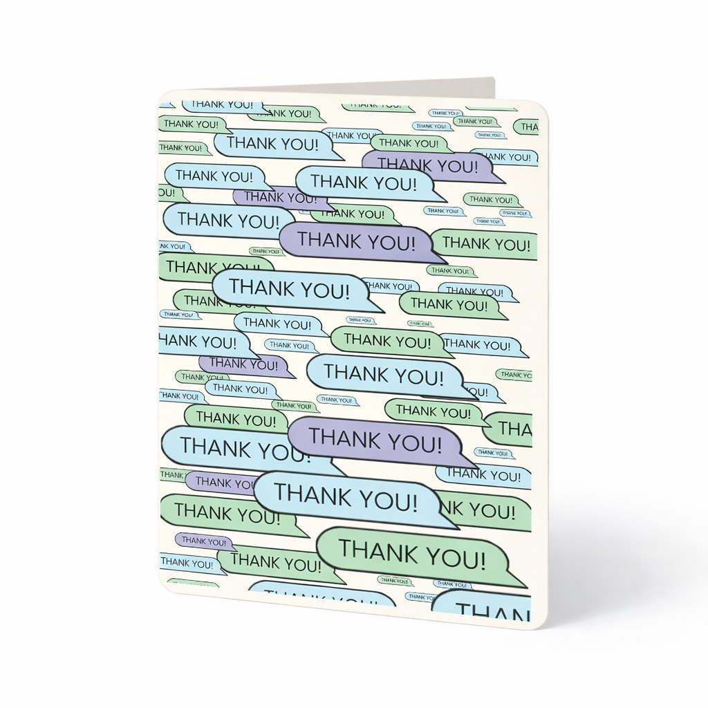 Million Thank Yous – Thank You Card